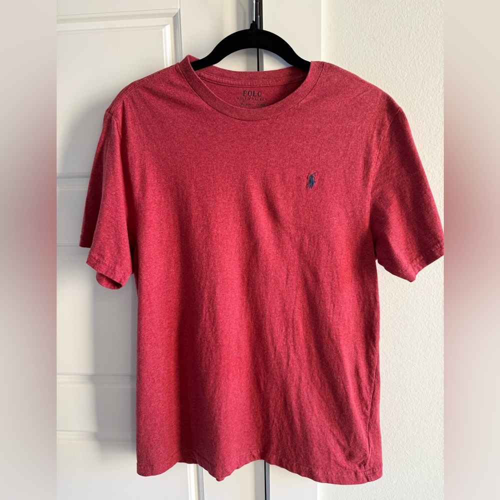 Polo by Ralph Lauren Boys Heather Red/Rust color Tee - like new